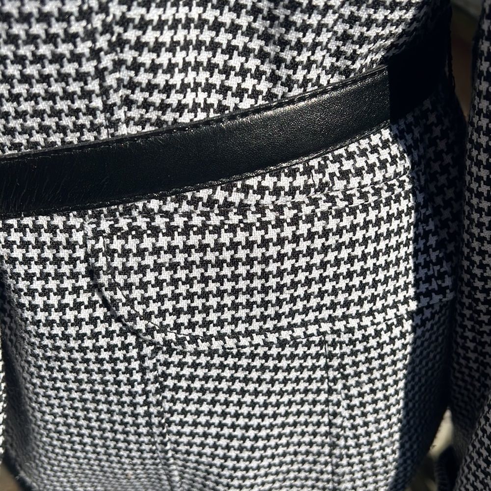 John Meyer Houndstooth Jacket Black Houndstooth B… - image 6